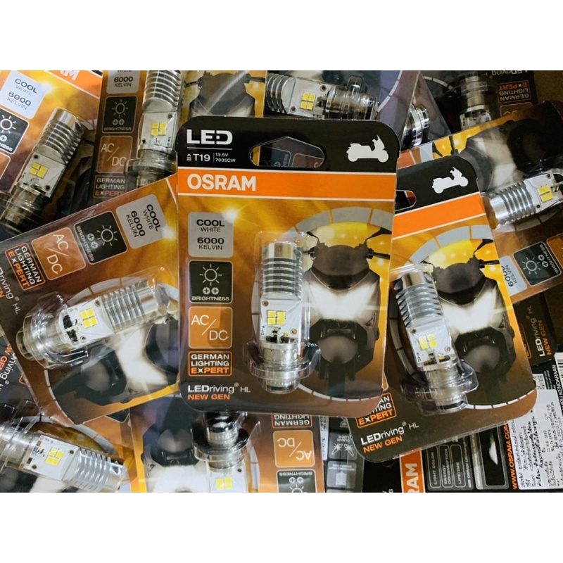 หลอดไฟหน้า LED OSRAM T19 6000K