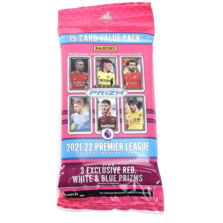 2021/22 Panini Prizm Premier League EPL Soccer Jumbo Value Pack