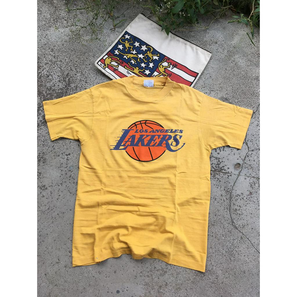 LA Lakers…วินเทจเสื้อยืดผ้าบาง ปี80s งานอเมริกา