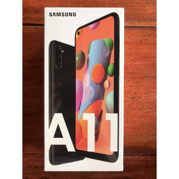 (ใส่โค๊ด SMUP9MAY8K2O ลด 100 บาท) Samsung A11 สีดำ 3/32 GB ของใหม่มือหนึ่ง ไม่แกะซีล ประกันศูนย์ 1 ป