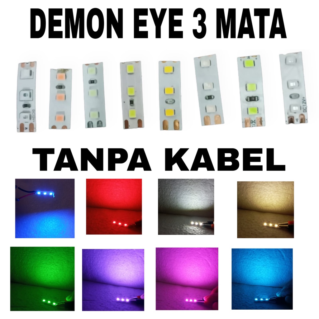 MATA DEVIL EYES DEMON 3 EYES โคมไฟสําหรับรถจักรยานยนต์ทั้งหมด