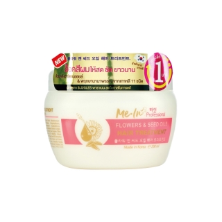 โปรโมชั่น : Me-in Flowers  Seed oils Hair treatment มีอิน ฟราวเวอร์  ซีด ออยล์ ทรีตเม้นท์ ขนาด 200 มล. หมดอายุ 09042024