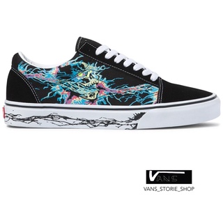 VANS OLD SKOOL ZAP BLACK TRUE WHITE SNEAKERS สินค้ามีประกันแท้