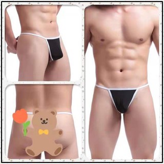 ▶️พร้อมส่ง◀️กาวเกงในชายSexy G-string จีสตริง ทรงT-back โชว์หลัง เอวต่ำ ผ้าลื่น