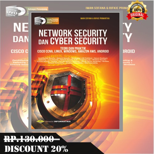 ของแท้ 100% NETWORK SECURITY AND CYBER SECURITY + DVD BOOK ของแท้ 100%