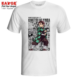 เสื้อยืด พิมพ์ลายอนิเมะ kamado tanjirou kimetsu no yaiba ga demon slayer สไตล์คลาสสิก ไม่ซ้ําใคร สําหรับผู้ชาย JIbaii14F