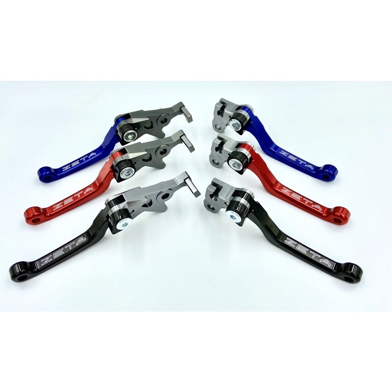 มือเบรคมือครัช3นิ้วพับได้CRF300/250 อลูมิเนียมเกรด6061