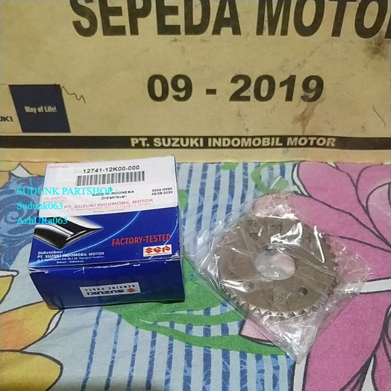 เกียร์ Noken As สเตอร์ Chamshaft Satria Fu ฉีด raider fi150 belang fi150 GSX ori sgp