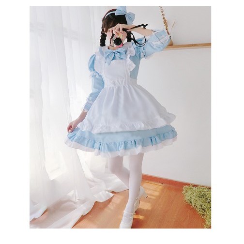 cp117.1ชุดอลิซ(ปลอกแขนถอดได้)ชุดอลิซในแดนมหัศจรรย์ Alice in Wonderland