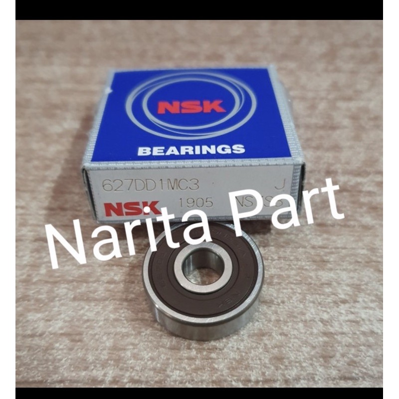 NSK 627 DD Bearing 2RS แท้ ขนาด 7x22x7