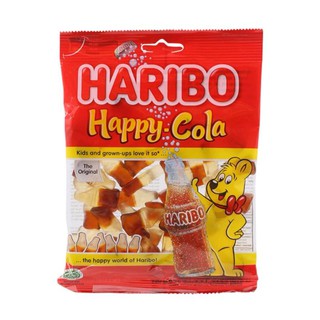 Haribo​ Happy​ Cola ฮาริโบ้กัมมี่กลิ่นโคล่ารูปขวด​