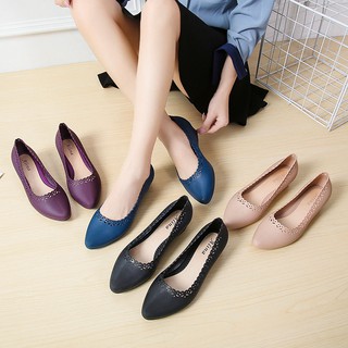 แหล่งขายและราคา[ มี 4 สี ] Banzai - รองเท้า คัชชูเจลลี่ รองเท้าผู้หญิง สวย นุ่มสบายเท้าอาจถูกใจคุณ