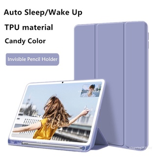 เคสแม่เหล็กอัจฉริยะ พร้อมช่องใส่ปากกา สําหรับ iPad 10.2 นิ้ว iPad 7th 8th 9th Gen 10.9 นิ้ว Air4 Air5 2021 2020 Pro 11 นิ้ว