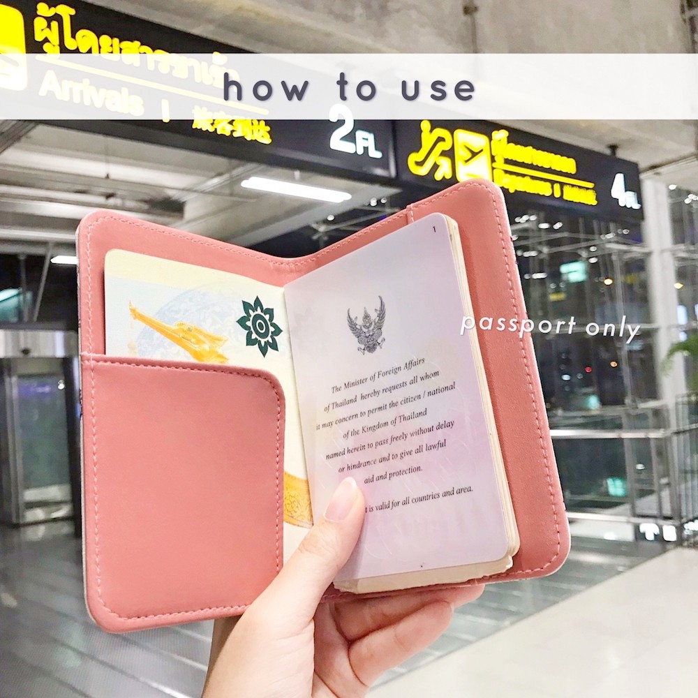 KEPT Pastel Rabbit Passport Case ซองใส่พาสปอร์ตลายPastel Rabbit