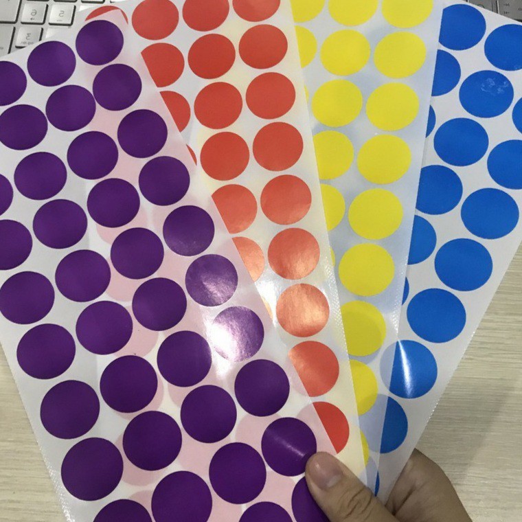 แสตมป์กลมมีข้อผิดพลาด ตราปั๊มทําเครื่องหมายสินค้า เส้นผ่านศูนย์กลาง 1 ซม., 2 ซม., 2.5 ซม. QC - PASS 