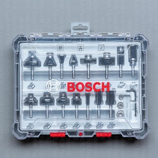 ชุดดอกทริมเมอร์ แกน 1/4" 15 ดอก/ชุด Bosch