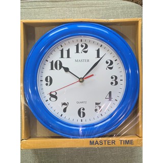 นาฬิกาแขวนผนัง  11นิ้ว Wall Clock  ยี่ห้อ Master  หลากสี