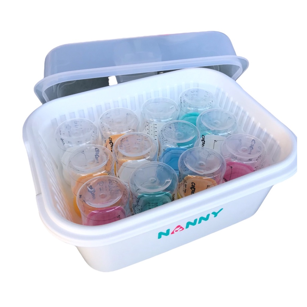 NANNY แนนนี่ ที่คว่ำขวดนมมีฝาปิดแนนนี่ N216 สินค้าพร้อมส่ง - รูปที่ 6