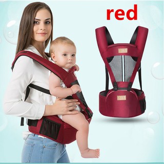 JS shop เป้อุ้มเด็กนั่ง Hip Seat 2 in 1 สะพายหน้าและสะพายหลังได้ รุ่น：8806
