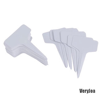 ( Veryjoa12 ) ป้ายแท็กสีขาวสําหรับตกแต่งสวน 100 ชิ้น