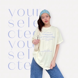 COMFY TSHIRT เสื้อยืด cotton100% ig: @yourselected.bkk