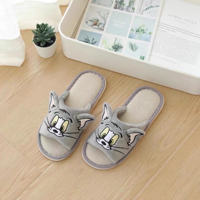 พร้อมส่ง💌 รองเท้า Tom and Jerry ทอมแอนด์เจอร์รี่ Slipper สลิปเปอร์น่ารัก 49026