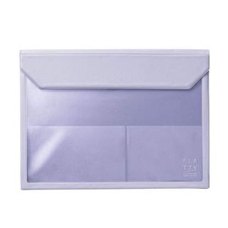 KING JIM Flatty A4 Lavender (KJ5366-LAV) / กระเป๋าขนาด A4 รุ่น FLATTY สีลาเวนเดอร์ แบรนด์ KING JIM จากประเทศญี่ปุ่น