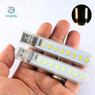 โคมไฟ 8 - led usb ขนาดพกพา