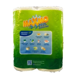 Maxmo แม็กซ์โม่ เร้กกิวล่า กระดาษอเนกประสงค์ 48 แผ่น [แพ็ค 6 ม้วน]
