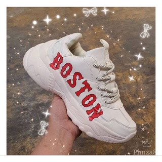 รองเท้าMLB (Boston) ใส่ได้ทั้งผู้ชายผู้หญิง💫รองเท้าผ้าใบBoston รองเท้าลำลอง