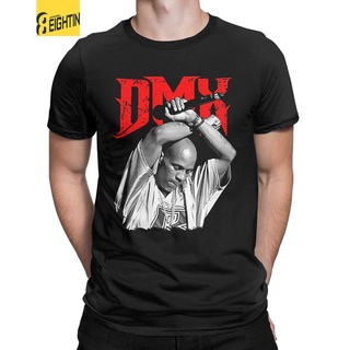 เสื้อยืดแขนสั้น ผ้าฝ้าย พิมพ์ลาย Crazy DMX Legend สไตล์ฮิปฮอป สําหรับผู้ชายS-5XL