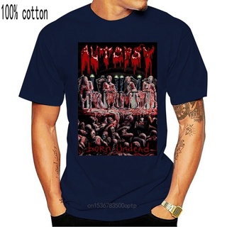 ขายดี เสื้อยืดแขนสั้น พิมพ์ลาย Autopsy-Born Undead-death Metal Ban-death-obituary -: S To 3- O-N JCageb23EBkcnj31