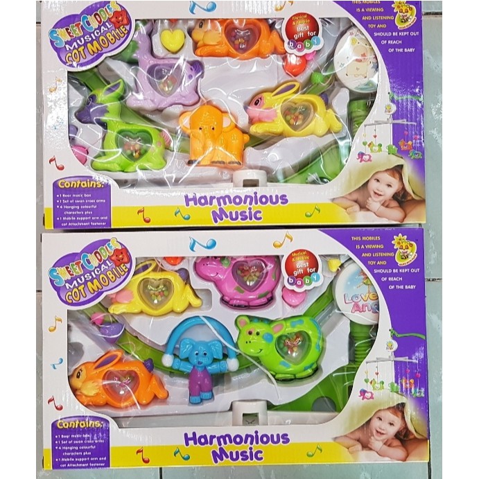 โมบายไขลานโมบายเด็ก โมบายกล่อมนอน  มีเสียงเพลง เสริมพัฒนาการ D029/D031 - รูปที่ 6