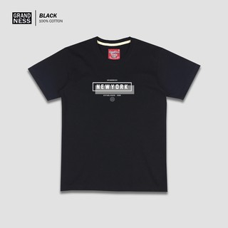 Grandness เสื้อยืดลายกราฟิก รุ่น GN115  ( Black )