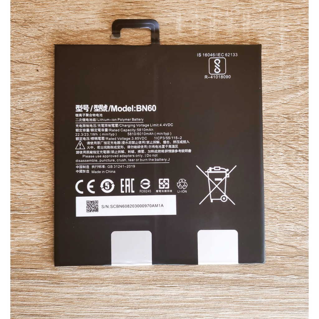 🐳 แบตเตอรี่ For  Xiaomi Mi Pad 4 Battery Model BN60  Xiaomi MiPad 4