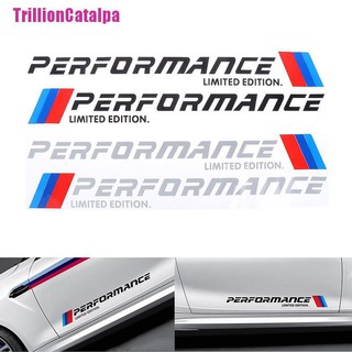 [Trillion] สติกเกอร์ติดประตูรถยนต์ M Performance Limited Edition 2 ชิ้น