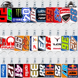 K พวงกุญแจอะคริลิค อุปกรณ์เสริม สําหรับแข่งรถ MOTOGP RIDER TEAM