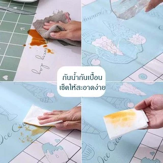 ผ้าปูโต๊ะ พลาสติกปูโต๊ะ 💌วัสดุpeva /ผ้ายาง สไตล์นอร์ดิก กันน้ำกันน้ำมันทนร้อน ปูโต๊ะอาหาร 🥰พร้อมส่ง