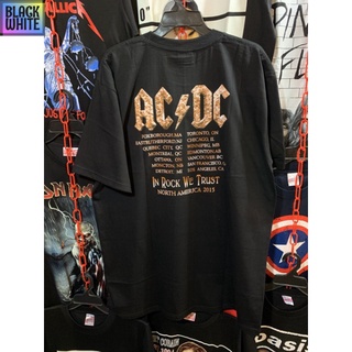 BWCB AC004 เสื้อวงร็อค ACDC เอซีดีซี เสื้อวง เสื้อยืดเอซีดีซี เสื้อวินเทจ unisex oversize