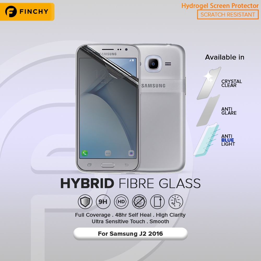 FINCHY Samsung J2 2016 Hydrogel Premium Anti-Break Screen Protector - ด้านหน้า