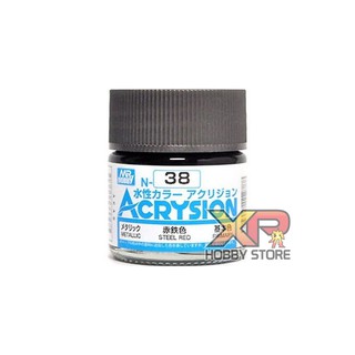 N38 Acrysion Steel Red (10 ml)