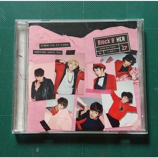 อัลบั้ม ญี่ปุ่น BLOCK B - HER Japanese Album เวอร์ Limited B ของแท้ แกะแล้ว ไม่มีการ์ด ไม่มี Goods พร้อมส่ง Kpop CD