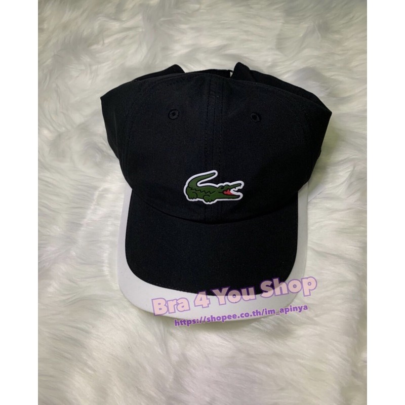 หมวก Lacoste แท้ 💯% สีดำ
