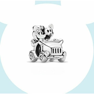 Pandora silver Disney charm รถมิกกี้&amp;มินนี่