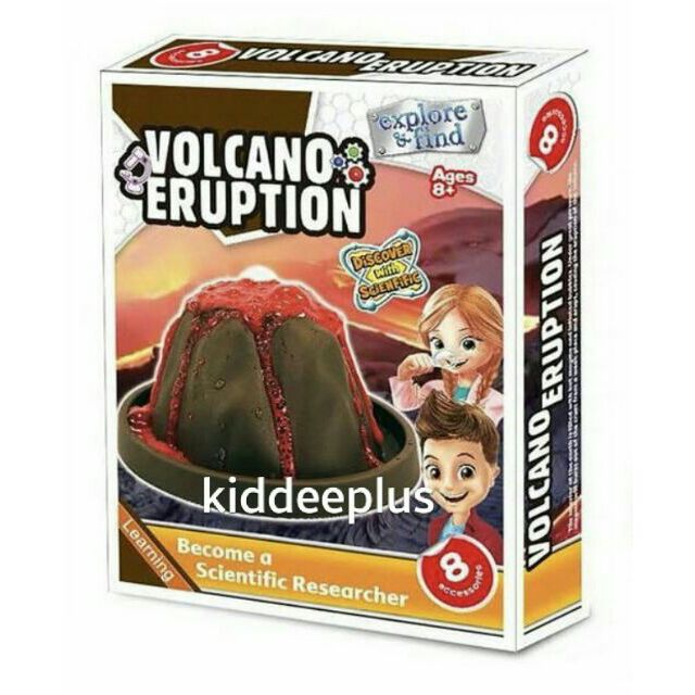 ถูกที่สุดใน shopee ของเล่นภูเขาไฟ การเกิดภูเขาไฟ  ภูเขาไฟลาวา Volcano Eruption Kit  ของเล่นเสริมพัฒนาการ  ของเล่นภูเขาไฟ