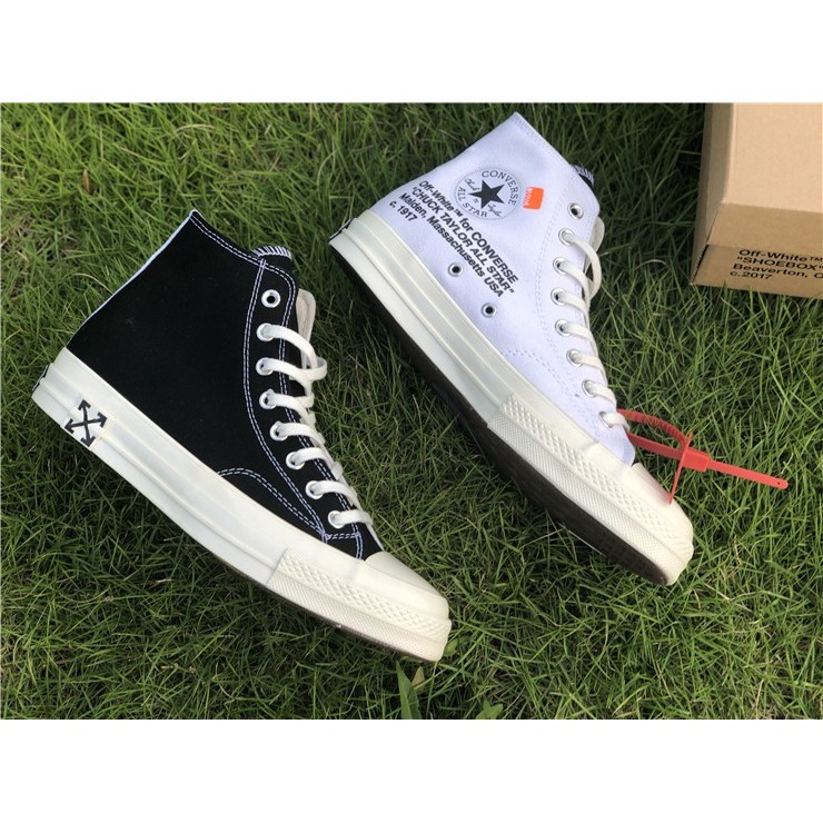 รองเท้าผ้าใบConverse Chuck Taylor All Star 70 x Off White Two-Tone" white-black SIZE.38-44 รองเท้าหุ