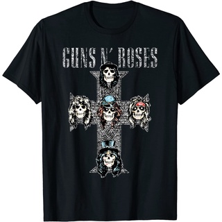 เสื้อยืด พิมพ์ลาย Guns N Roses Official สไตล์วินเทจ สําหรับผู้ใหญ่Size S-5XL