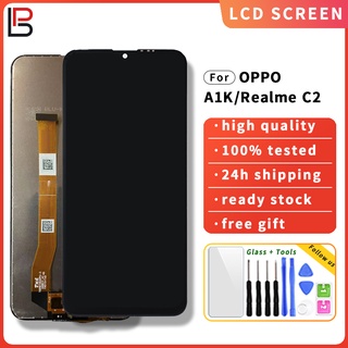 อะไหล่หน้าจอสัมผัส Lcd แบบเปลี่ยน สําหรับ OPPO A1K CPH1923 Realme C2