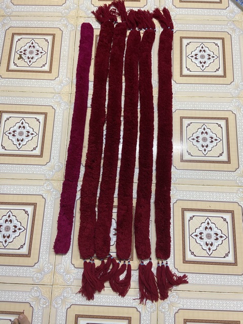 เฟอร์แต่งเสื้อ ผ้าพันคอเย้า พู่พันคอ อุปกรณ์แต่งตัวชาวเขา เย้า เมี่ยน - รูปที่ 5