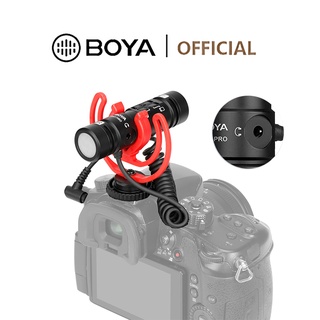 BOYA BY-MM1 PRO ไมโครโฟนคอนเดนเซอร์ แคปซูลคู่ สําหรับสมาร์ทโฟน แท็บเล็ต Dslrs กล้องวิดีโอ Pc